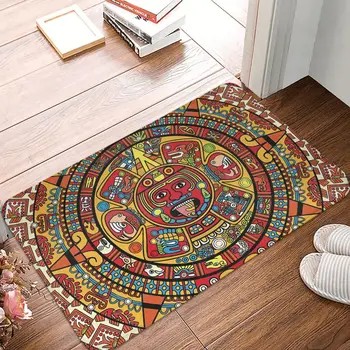 החלקה לשטיח צבעוני השנה של המאיה אמבטיה חדר השינה מזרן חיצונית שטיח מקורה תבנית עיצוב